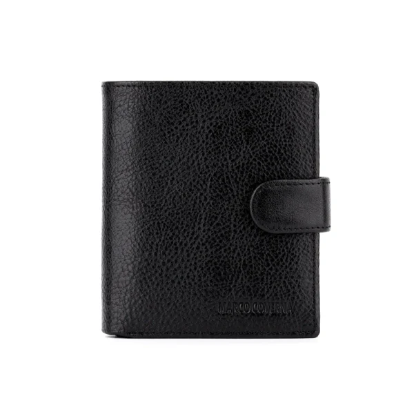 Портмоне MARCO COVERNA MC 010-894 Black з натуральної шкіри чорного кольору