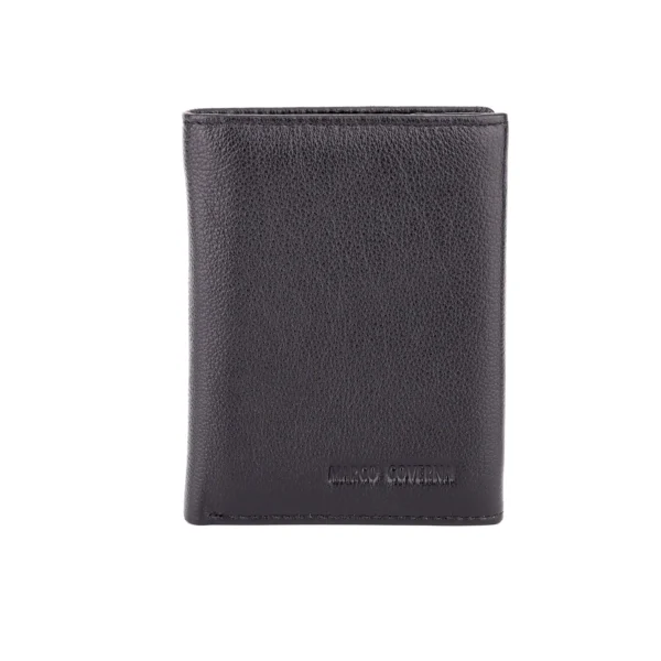 Чоловічий шкіряний гаманець Marco Coverna MC 1286 Чорний